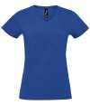 02941 Imperial V Lds SOL'S Ladies Imperial V Neck T-Shirt Royal Blue colour image